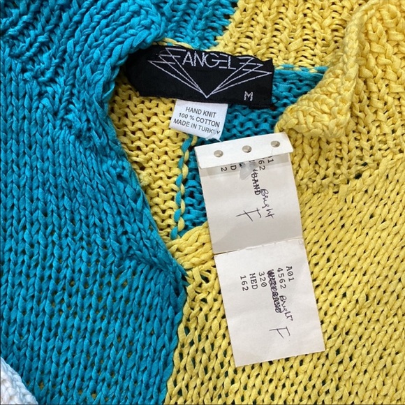 ‼️SOLD🏷️Vintage DEADSTOCK 1990s hand knit sweater - Picture 3 of 5